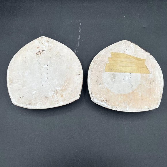 Chalkware Fruit and Vase Wall Hangers 1967 Miller Studios, Pair (2) - Picture 9 of 9